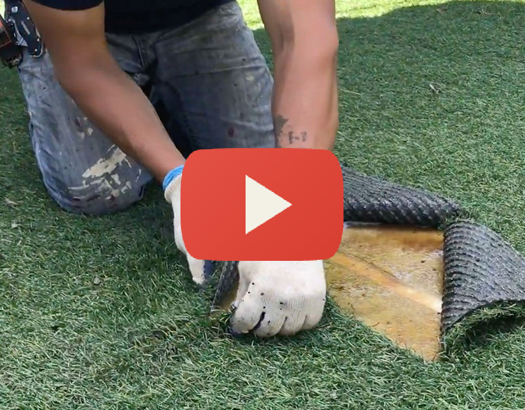 How to Fix a Hole In Your Playground Synthetic Turf Trassig The Playground People