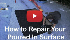 How to repair your poured in place rubber playground flooring surface