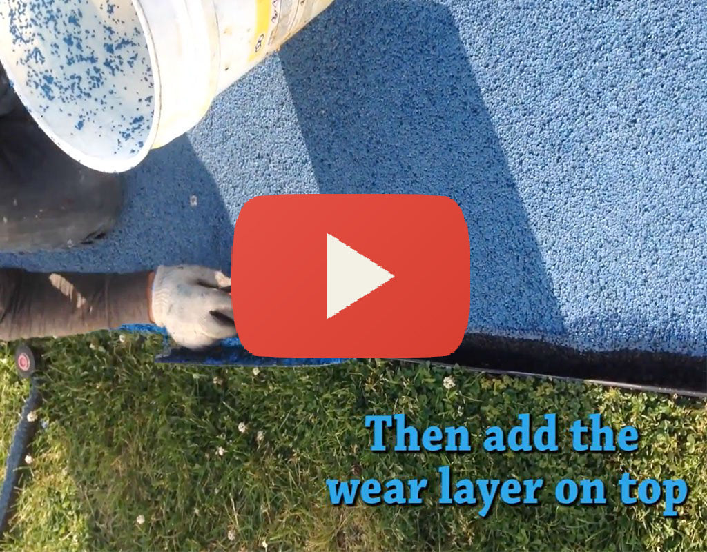 How to Fill the Gaps in Poured in Place Rubber Flooring