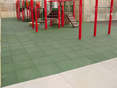 Poured in Place Rubber Vs. Rubber Tiles: What’s better for my playground?