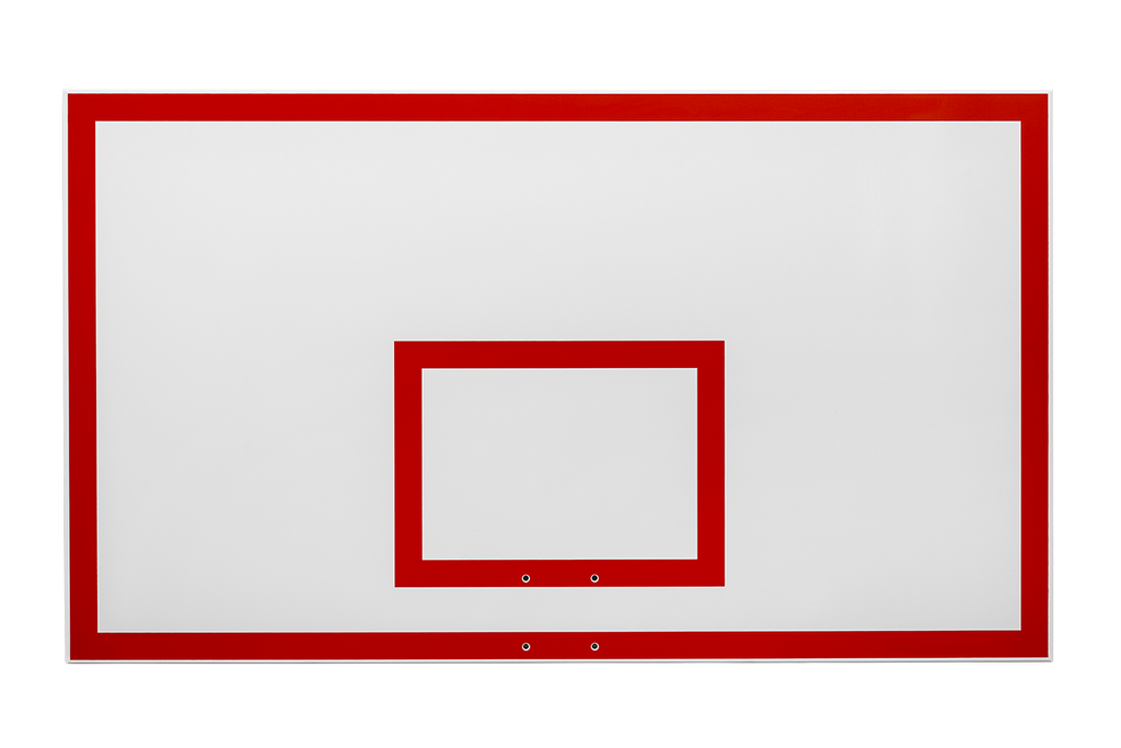Playground Full Sized Marked Steel Basketball Backboard