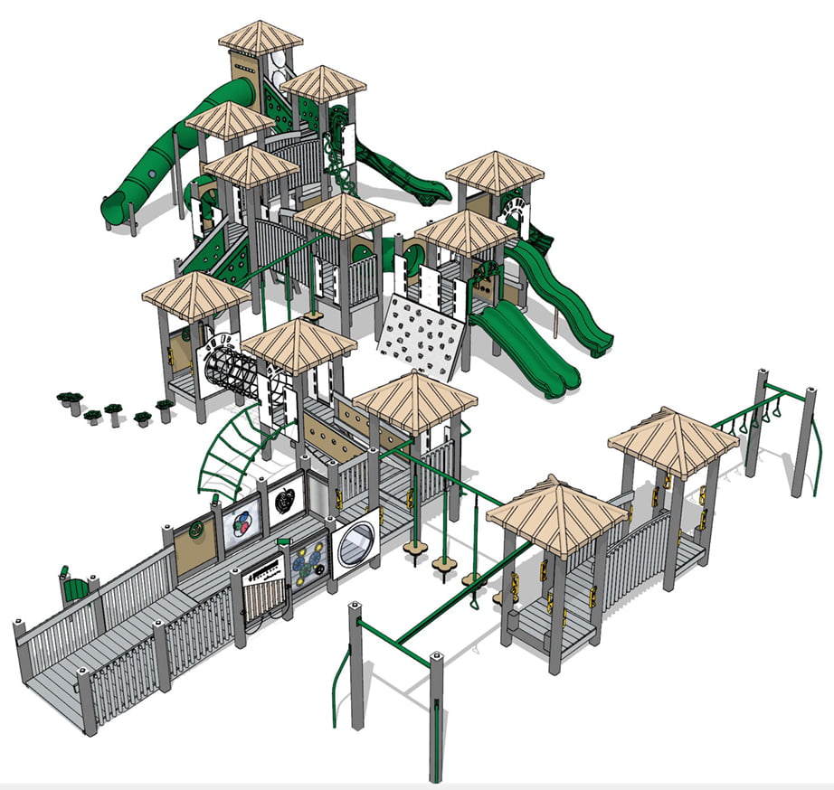 Eagle (mega) Playset – Trassig - The Playground People