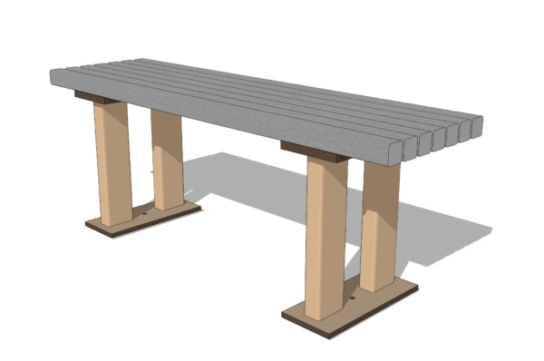 Flat Bench (Adult 4ft)