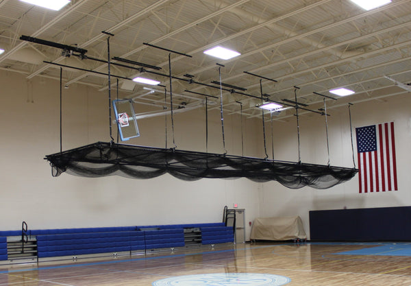 Indoor Bottom Lift Multi-Sport Cage, 70′