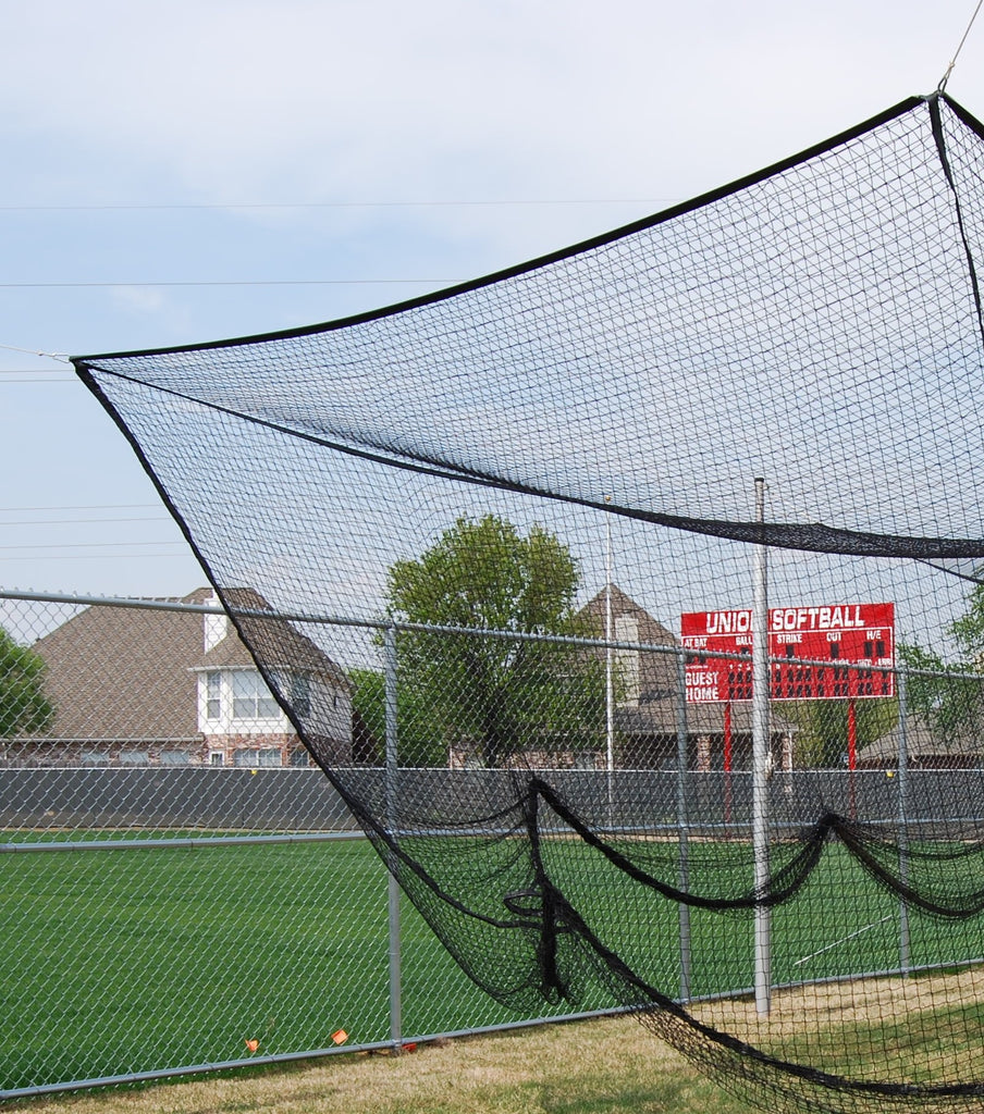 Outdoor Batting Cage Net, 1-3/4″ Square Mesh