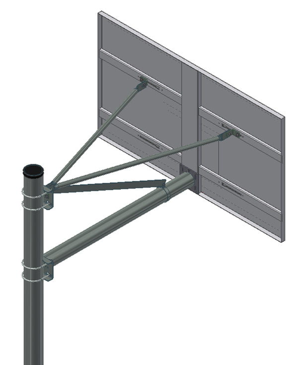 Heavy Duty Playground 6-5/8″ O.D. Adjustable Straight Post