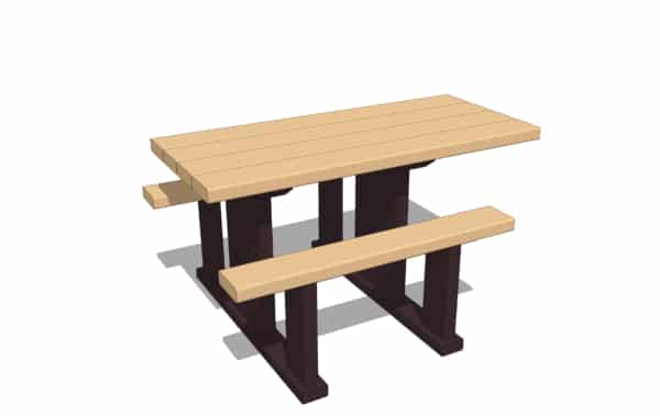 Picnic Table (Elementary 4 ft Long)