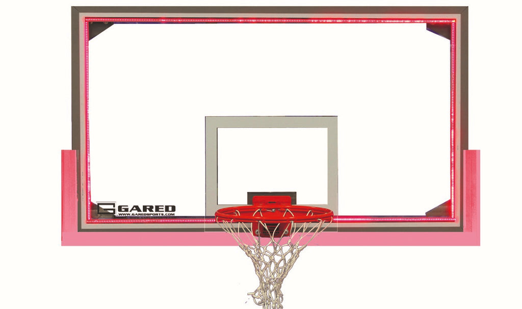 Competition Glass Basketball Backboard with Buzzer Beater Lights