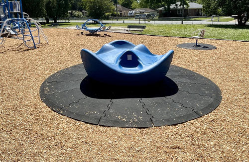 Circular Playground Wear Mat