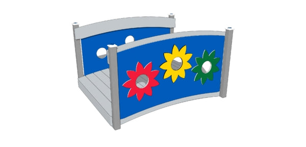 Arch Bridge with Flower Faces