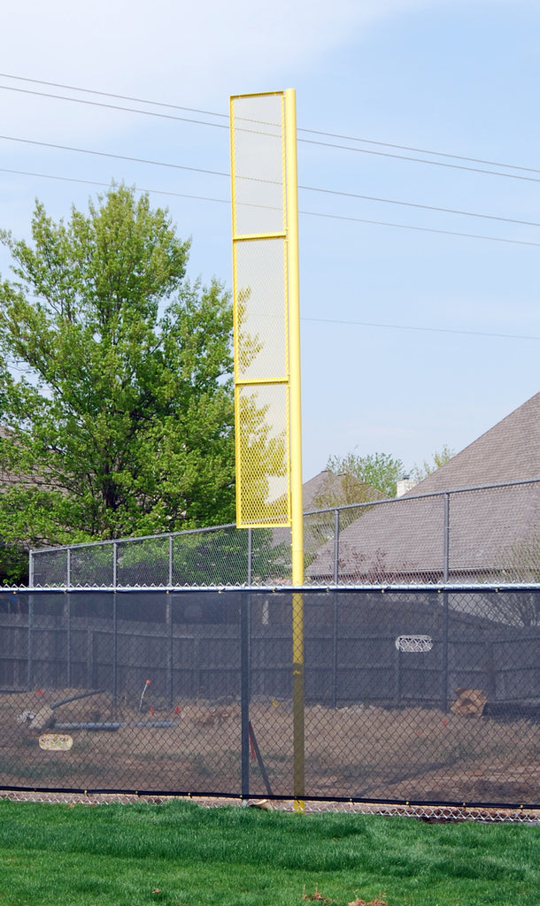 12′ Inground Foul Pole, White