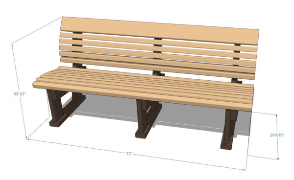 Ergo-Eco Bench (Adult 6ft)