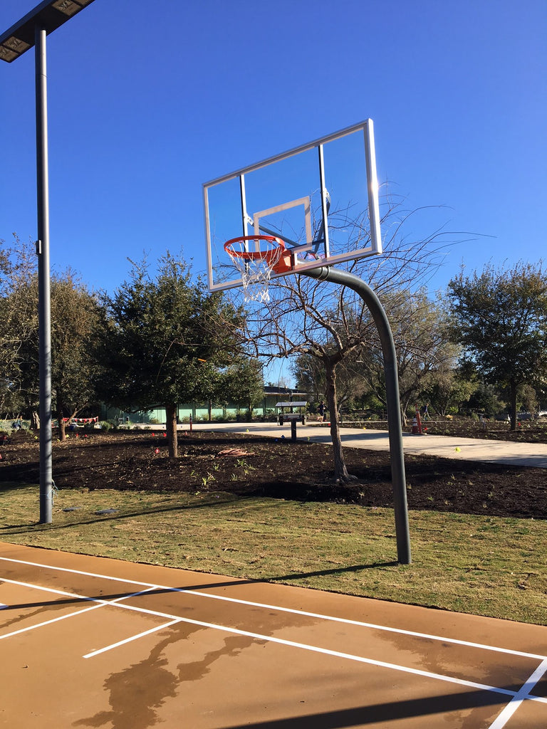 Heavy Duty 5-9/16″ O.D. Gooseneck Basketball Package