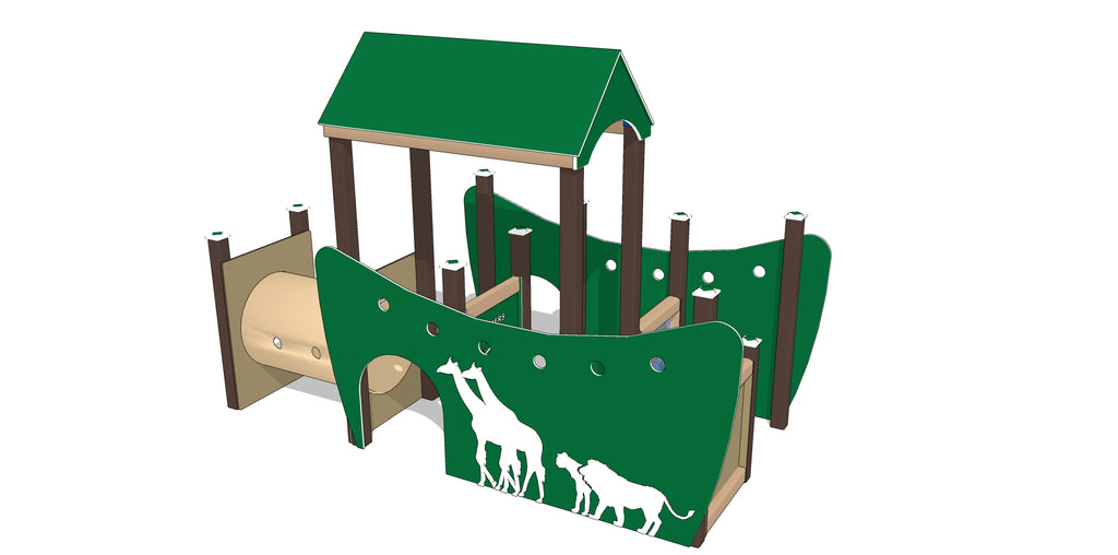 Noah's Ark with Tunnel Playset