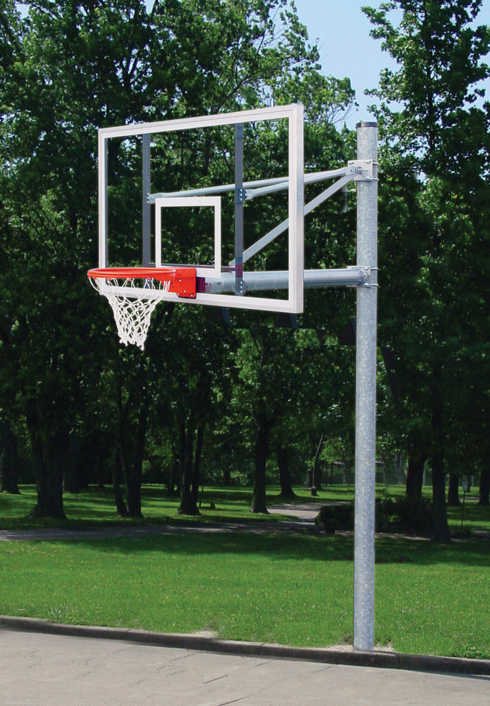 Heavy Duty 5-9/16″ O.D. Straight Post Basketball Package