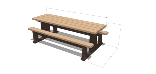 Picnic Table (Elementary 6′ Long)