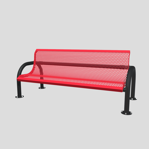 Modern Bench With Back