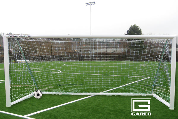 Touchline Striker Round-Frame Aluminum Soccer Goal, 8′ x 24′
