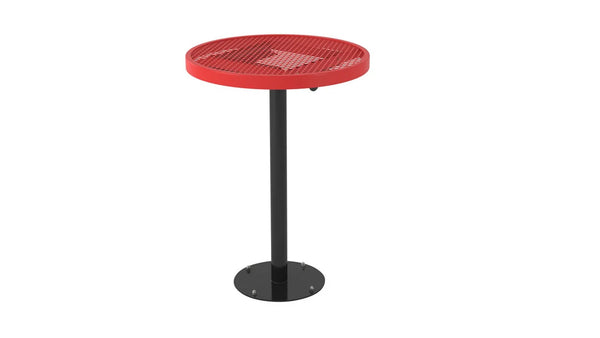 36" Round Bar Height Pedestal Café Table