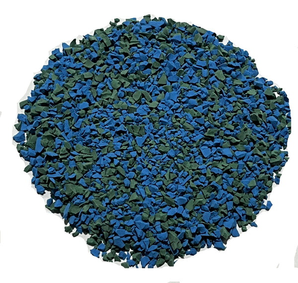 Poured in Repair Kit with Primer - Green / Blue