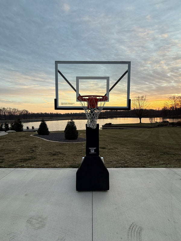 Recreational Roll-Around Portable Basketball System