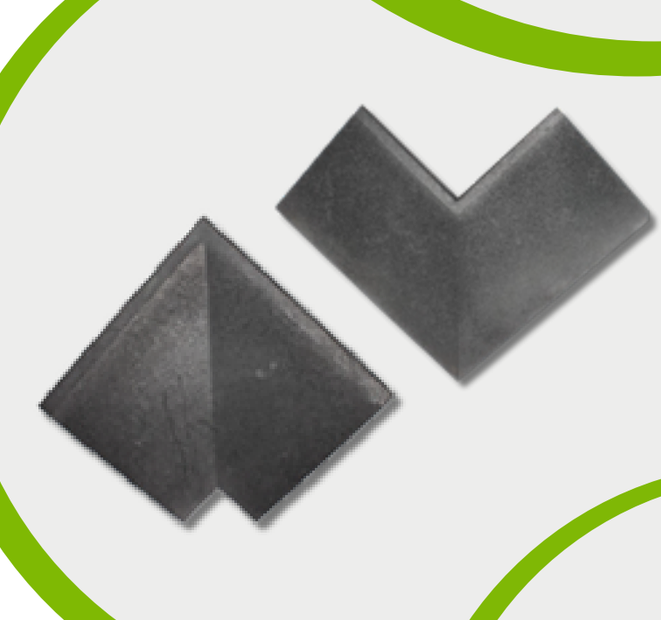 Rubber Interlocking Tiles - Corner Ramp