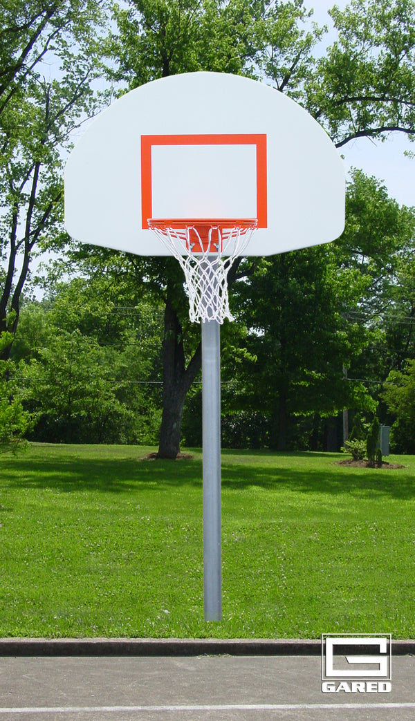 Standard Duty 4-1/2″ O.D. Straight Post Basketball Package