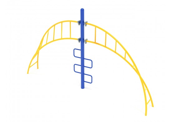 Curved Helix Climbing Ladder