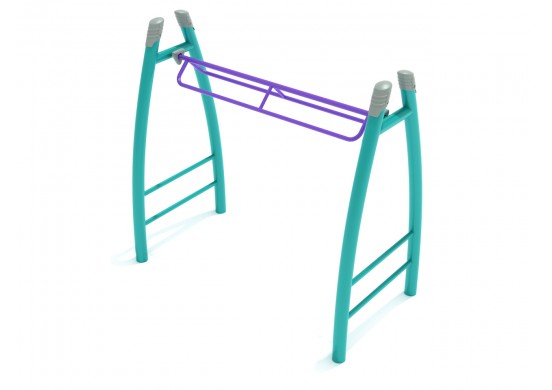 Curved Post Overhead Parallel Bar Climber