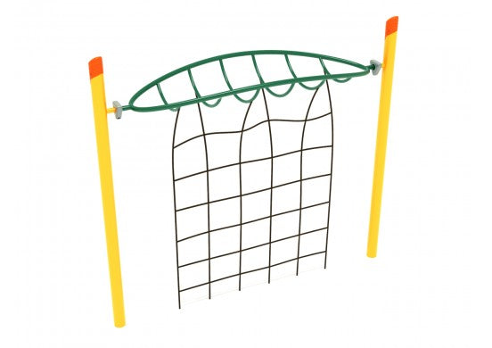 Single Post Overhead Inverted Horizon Climber