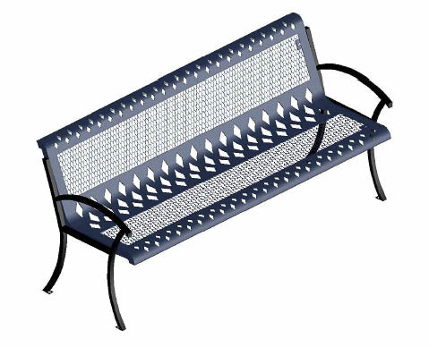 4ft Villa Style Bench