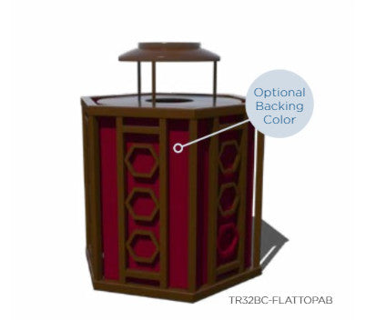 Biscayne Trash Receptacle