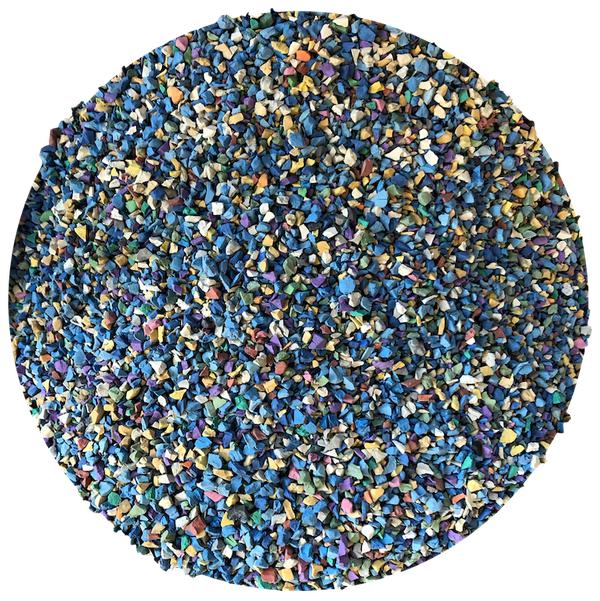 The Quick Pool Apron Kit comes in several colors including blue rainbow.
