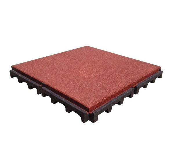 Rubber Interlocking Tiles - Standard Buffing Top