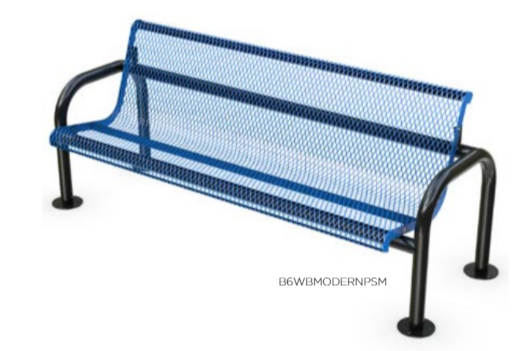 Modern Bench with Back